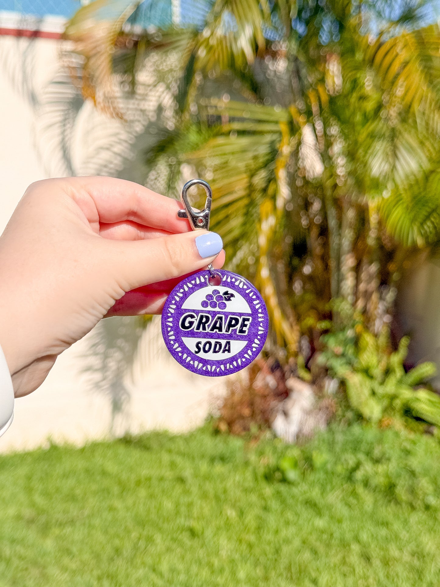 Placa inspirada en la película Up, con diseño tipo “grape soda”. Ideal para mascotas aventureras.