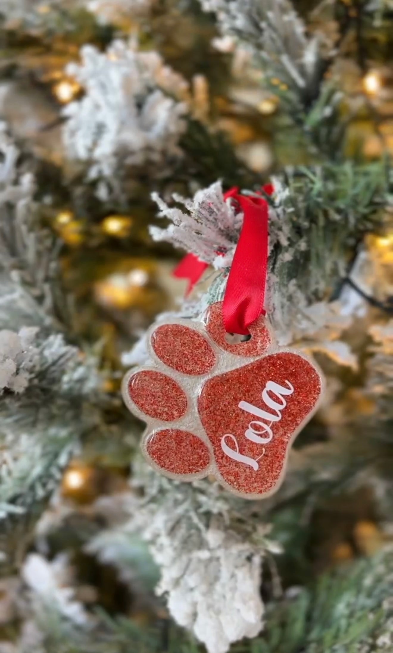 MunXmas Esfera huellita